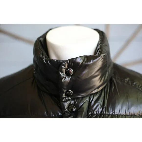 $1,790 Moncler Ever Puffer Down Jacket Nylon Black Size 1/Small MINT